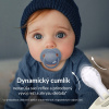 LOVI Cumlík silikónový dynamický PRIME 18m+ 2ks Pistachio/Green