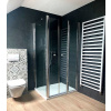 Obdĺžnikový sprchový kút Sanovo T2 PLUS40 KOMBI (132-137)x90x190 cm (T2P40K_13590C)