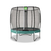 EXIT TOYS Exit Allure Premium trampolína s ochrannou sieťou priemer 253 cm, zelená farba, NOVINKA