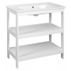 AQUALINE ETIDE policová umývadlová skrinka 81,5x85x44 cm, biela mat ET830