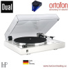 DUAL CS 600 High Gloss White Special Edition + Ortofon 2M Blue