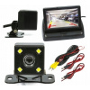 CÚVACIA KAMERA 4 LED DIÓDY MONITOR 4,3'' LCD 12V