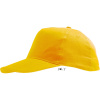 SOL's Collection Kšiltovka Sunny, baseballová, 5 panelová COT25811020099-yellow Žlutá UNI