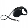 Flexi New Classic automatické vodítko pre psa, páska S, čierna, 5 metrov