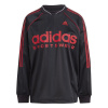 adidas Jacquard Long-Sleeve Jersey Womens Black 8 (XS)