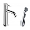Hansgrohe Tecturis S Umývadlová batéria s výpusťou Push-Open a bidetovou spŕškou, EcoSmart, chróm 73211000-HG