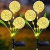 Solárna zapichovacia záhradná lampa - Cesnakové kvetinové dekoratívne solárne záhradné solárne žiarovky (Cesnakové kvetinové dekoratívne solárne záhradné solárne žiarovky)