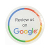 NFC nálepka NTAG213 30mm Google recenzia biela