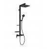 Ideal Standard Ceraflow ALU+ Sprchový set s batériou, 26x26 cm, 2 prúdy, hodvábna čierna BE204XG
