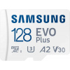 Samsung EVO Plus/micro SDXC/128GB/160MBps/UHS-I U1 / Class 10/+ Adaptér