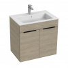 Jika CUBE skrinka s umývadlom 65 cm 65 x 43 x 62,2 cm jaseň H4536011765141