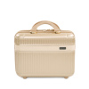 BASIC Zlatý malý cestovný kufrík solier nokiro nokiro stl976 gold 14' kosmetický kufor