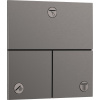 Hansgrohe ShowerSelect Comfort E, ventil pod omietku pre 3 spotrebiče, kartáčovaný čierny chróm, HAN-15573340