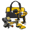 DEWALT KOMPLET COMBO SKRUTKOVAČ + SKRUTKOVAČ + BRÚSKA DCK371MDR outlet