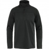 Fjällräven Abisko Lite Fleece Half Zip M, Farba BLACK, Veľkosť S
