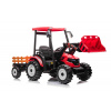 Ramiz MEGA Traktor D68 s prívesom Červený