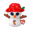 TY BOOS BEANIE, 15 cm - snehuliak