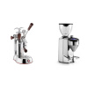 La Pavoni Esperto Abile + Rocket Espresso FAUSTO 2.1, chrome