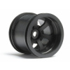 HPI SCORCH 6-lúčové ráfiky čierne (55x50mm) (2,2in/55x50mm/2ks)