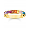 Thomas Sabo Ladies Ring TR2403-996-7-54 Stone Rainbow size 54