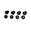 SRAM CHAINRING BOLT KIT X01 4 ALUM BLK