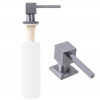 Zásobník na mydlo REA nickel brush square INOX