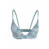 Dámska plavková podprsenka bikini KW0KW02121 OGY modrá - Calvin Klein L