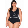 Ava Lingerie Vystužené jednodielne plavky SKJ-62 Čierna 85C