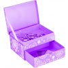 Kreatívna šperkovnica, fialová