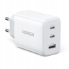 Nabíjačka UGREEN CD275, 2x USB-C, 1x USB, 65W (biela)
