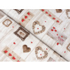 Dreamy Linens Obrusovina PVC Srdce patchwork