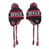 Detská zimná čiapka New Jersey Devils NHL Jacquard Tassel Knit With Pom