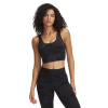 Dámske funkčné tielko Under Armour MERIDIAN FITTED CROP TANK PRINT W čierne 1380983-002 - M