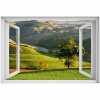 Samostatne 3D dýha Toskánske okno 90x60 (Samostatne 3D dýha Toskánske okno 90x60)