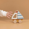 Little Dutch Loďka na kolieskach Námornícky záliv modrá