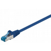 Patchcord Goobay S/FTP 6a RJ45 / RJ45 0,25 m modrý