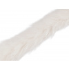 Všívacia odevná / dekoračná kožušina okrúhla šírka 5 cm Off White 1m