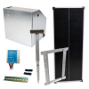 VNT electronics s.r.o. Základná súprava pre solárny plot s bezpečnostným boxom, 10 A regulátorom, 100 W panelom, držiakom