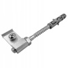 Držiak žľabu Krop 8 mm strieborný