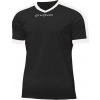 Futbalový dres Givova Revolution Interlock čierno-biely MAC04 1003 Veľkosť: S