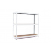 Policový regál Trestles RH 1500x1200x300, nosnosť 1050 kg, 3 police Farba: biela