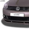 RDX Racedesign přední difusor Vario-X3 VW Golf VI Plus -- rok výroby 2008-14