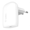 Belkin 30W PD 3.0 PPS USB-C Wall Charger - White WCA005vfWH