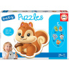 EDUCA Baby puzzle Zvieratká 5v1 (3-5 dielikov)