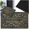 Gumená vchodová rohož 45x75 cm, farebná a hrubá - vhodná dovnútra aj von (Hľadáte štýlové a praktické riešenie na udržanie čistoty vo vašom domove, kancelárii či firme? Naša farebná gumená rohož je vy