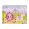 Bigjigs puzzle Princezná s kočiarom 9 ks