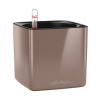 Lechuza Cube Glossy 14 All inclusive set smoky diamond highgloss 14x14x14 cm