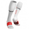 COMPRESSPORT FULL SOCKS RUN white T1 podkolenky