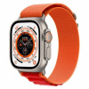 AppleKing nylonový remienok alpský ťah pre Apple Watch Ultra 49mm / 46mm / 45mm / 44mm / 42mm - oranžovo-červený - možnosť vrátiť tovar ZADARMO do 30tich dní