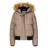 PitBull West Coast - dámská zimní bunda AZALEA tmavě písková velikost: XL